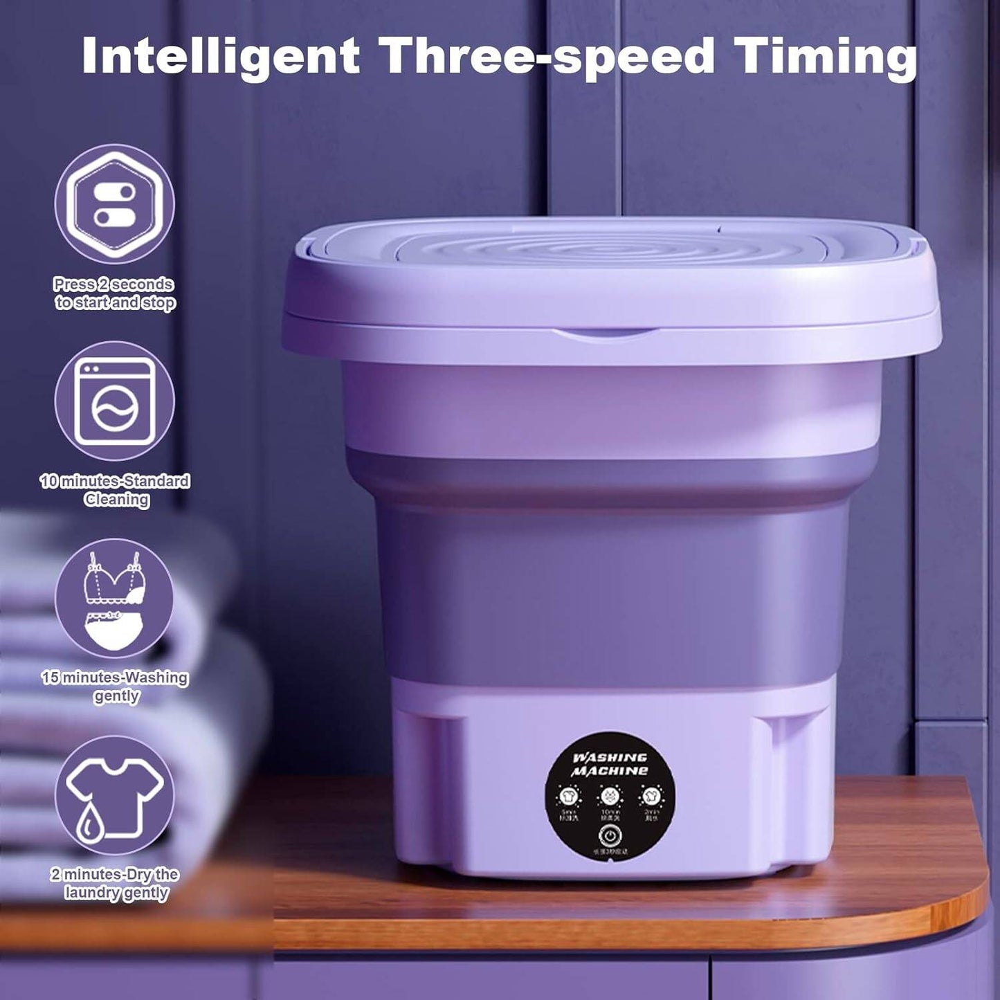 Foldable Mini Laundry Machine